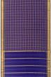 Mysore Silk Checks Royal Blue Saree