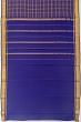 Mysore Silk Checks Royal Blue Saree