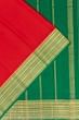 Mysore Silk Plain Red Saree