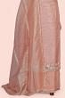 Organza Tissue Butta Peach Salwar Suit Set