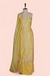 Organza Tissue Butta Yellow Salwar Suit Set