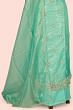 Organza Tissue Butta Sea Green Salwar Suit Set