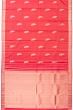 Classic Kanchipuram Silk Butta Dual Tone Pink And Orange Saree