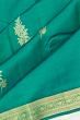 Classic Kanchipuram Silk Butta Bottle Green Saree