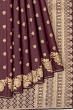 Classic Kanchipuram Silk Butta Burgundy Saree