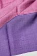 Tussar Plain Purple Saree