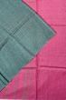 Tussar Vertical Lines Half And Half Green Saree