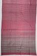 Tussar Vertical Lines Maroon And Black Saree