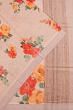 Chanderi Cotton Floral Printed Peach Saree