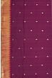 Paithani Silk Butta Purple Saree With Muniya Border