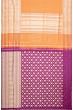 Banarasi Silk Checks Orange Saree