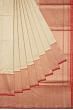 Banarasi Silk Checks Cream Saree