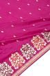 Banarasi Silk Butta Rani Pink Saree