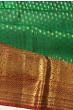 Kanchipuram Silk Brocade Dark Green Saree