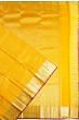 Kanchipuram Silk Brocade Yellow Saree