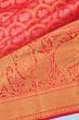 Kanchipuram Silk Brocade Red Saree