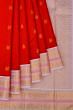 Kanchipuram Silk Butta Red Saree