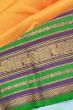 Classic Kanchipuram Silk Butta Yellow Saree