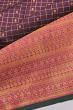 Taranga Kanchi Silk Checks And Butta Purple Saree