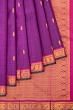 Classic Kanchipuram Silk Butta Violet Saree