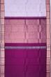 Classic Kanchipuram Silk Butta Lavender Saree