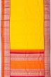 Kanchipuram Silk Butta Mustard Yellow Saree