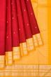 Classic Kanchipuram Silk Butta Cherry Red Saree