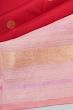 Kanchipuram Silk Butta Red Saree