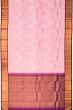 Kanchipuram Silk Jaal Pink Saree