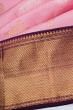 Kanchipuram Silk Jaal Pink Saree