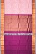 Kanchipuram Silk Jaal Pink Saree