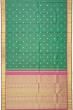 Kanchipuram Silk Butta Dark Green Saree