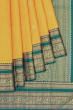 Kanchipuram Silk Butta Yellow Saree