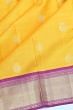 Kanchipuram Silk Butta Yellow Saree