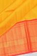 Kanchipuram Silk Checks And Butta Yellow Saree