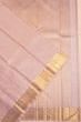 Kanchipuram Silk Oosi Lines And Butta Baby Pink Saree