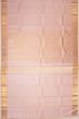 Kanchipuram Silk Oosi Lines And Butta Baby Pink Saree