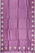 Organza Embroidery Butta Purple Saree