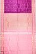 Classic Kanchipuram Silk Checks And Butta Purple Saree