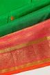 Classic Kanchipuram Silk Butta Dark Green Saree