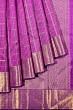 Classic Kanchipuram Silk Kattam Checks Purple Saree