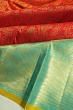 Kanchipuram Silk Brocade Red Saree