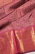 Kanchipuram Silk Brocade Purple Saree