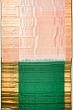 Kanchipuram Silk Tissue Vertical Lines And Butta Baby Pink Saree