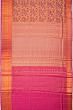 Kanchipuram Silk Tissue Brocade Pink Saree