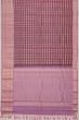 Kanchipuram Silk Checks Purple Saree