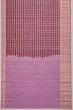 Kanchipuram Silk Checks Purple Saree