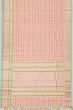 Kanchipuram Silk Checks Baby Pink Saree