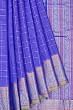 Kanchipuram Silk Checks Royal Blue Saree