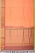 Coimbatore Soft Silk Checks Peach And Orange Saree